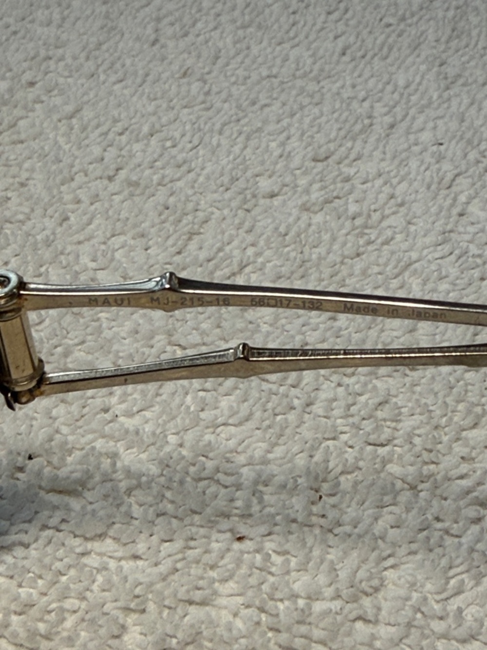 Maui Jim ALANA MJ 215 Women's Sunglasses Black/Gold 56-17 132 FRAMES ONLY - Picture 4 of 7